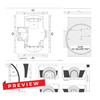 Diamond Studio Plans: 297 sq ft, 1 dome, 1 bedroom, 1 bath, kitchenette