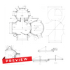 Steve's Home Plans: 382 sq ft, 3 domes, 1 bedroom, 1 bath, kitchen, rooftop